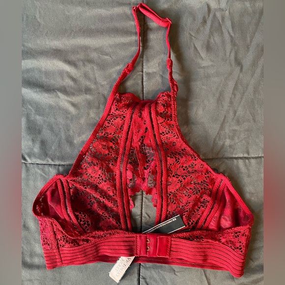 Bright red Victoria’s Secret halter bra - Picture 2 of 4